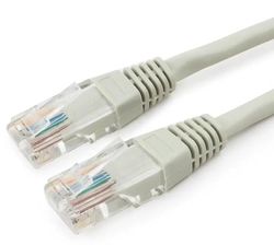 Патч-корд CABLEXPERT PP12-30M литой (molded), UTP, кат.5E, 30м,  серый
