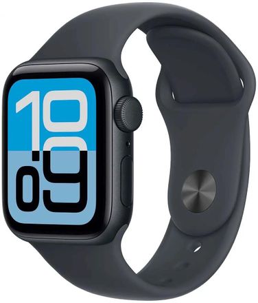 Смарт-часы Apple Watch SE 3 2025 A3325, 44мм, темная ночь