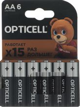 Изображение товара Батарейка OPTICELL Basic LR6 AA, 6 шт. Щелочные аккумуляторы