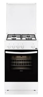 Газовая плита Zanussi ZCG9210K1W, газовая духовка, белый – купить в ...
