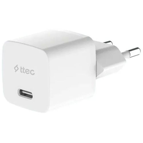 Сетевое зарядное устройство TTEC SmartCharger, USB-C, 8-pin Lightning, 20Вт, белый [2scg20lb]