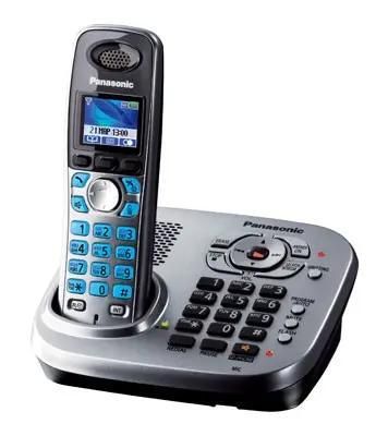 Радиотелефон Panasonic KX-TG8041RUM, серый металлик