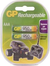 Изображение товара Аккумуляторные батарейки GP 95AAAHC AAA NiMH 950мАч 2 шт.