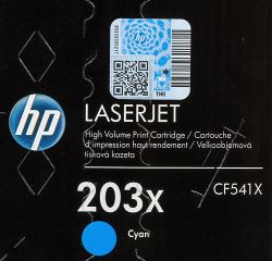 Картридж HP 203X, голубой