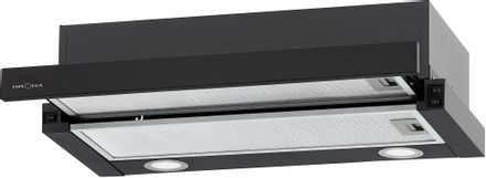 Встраиваемая вытяжка Krona T 600, управление кнопочное, черный [ка-00007308]
