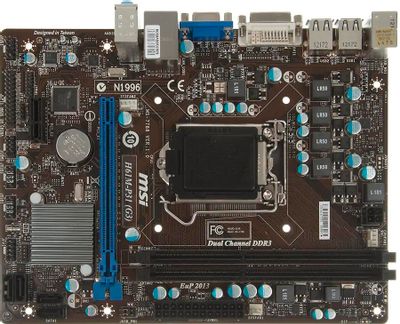 MSI H61M P31 G3 LGA 1155 Intel H61 B3 mATX Ret 683654