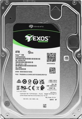 Жесткий диск Seagate Exos 7E8 ST8000NM000A,  8ТБ,  HDD,  SATA III,  3.5"