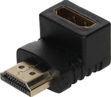 Изображение товара Адаптер аудио-видео  90 Deg,  HDMI (m)  (Г-образный) -  HDMI (f)  (Г-образный),  ver 1.4