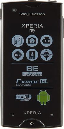 Смартфон Sony Xperia ray ST18i,  черный