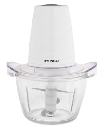Измельчитель электрический Hyundai HYC-G2110, 1л, 200Вт, белый