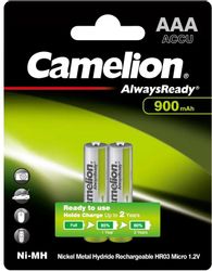 AAA Аккумуляторная батарейка CAMELION NH-AAA900ARBP2, 2 шт.