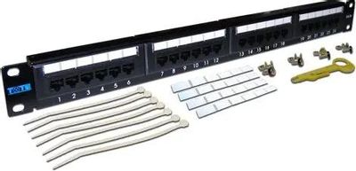 Патч-панель Lanmaster (TWT-PP24UTP ) 19" 1U 24xRJ45 кат.5e UTP – купить ...