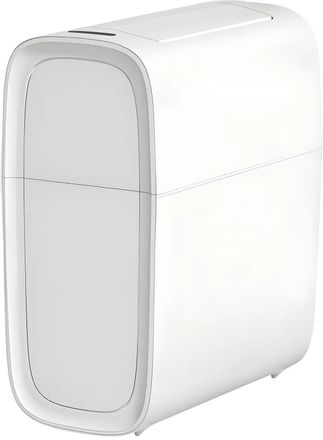 Ведро для мусора TESLER STB-1222, 12л, пластик, овальная, сенсорная крышка, белый