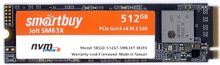 SSD накопитель SMARTBUY Jolt SM63X 512ГБ, M.2 2280, PCIe 3.0, NVMe, M.2 ...