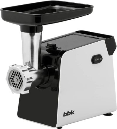 Мясорубка BBK MG2007, черный/ белый