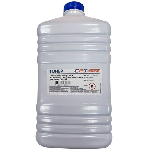 Тонер CET NF7K+NF7D, для KONICA MINOLTA Bizhub 224e/C224/284/364, черный, 544грамм, бутылка — цена и наличие Тонер CET NF7K+NF7D, для KONICA MINOLTA Bizhub 224e/C224/284/364, черный, 544грамм, бутылка