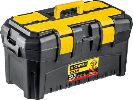 Ящик для инструментов Stayer 38016-22, черный