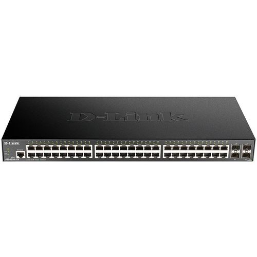 Коммутатор D-Link DGS-1250-52X/A1A, управляемый, 49 RJ-45, 1000 Мбит/с
