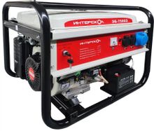 Изображение товара Бензиновый генератор Интерскол ЭБ-7500Э с электростартом и аккумулятором