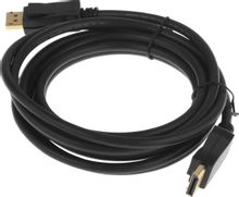 Изображение товара Кабель DisplayPort 1.4, 3м, медненный, черный, Buro BU-DP-v1.4-3m