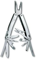 Мультитул Victorinox SwissTool Spirit X, 35 функций, серебристый