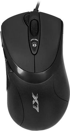 Мышь проводная A4TECH X-748K, игровая, оптическая, USB, 3200dpi, черный [x-748k usb]