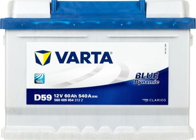 Аккумулятор Varta Blue Dynamic D59 (60 А/h), 540А R+ (560 409 054) купить в  Минске, цены, отзывы на 1акб