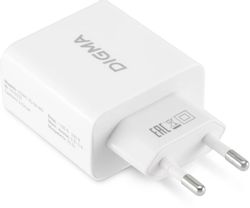 Изображение товара Сетевое зарядное устройство Digma DGWC-3U-5A-WG, 3xUSB-A, 30Вт, 3A, белый Изображение товара Сетевое зарядное устройство Digma DGWC-3U-5A-WG, 3xUSB-A, 30Вт, 3A, белый