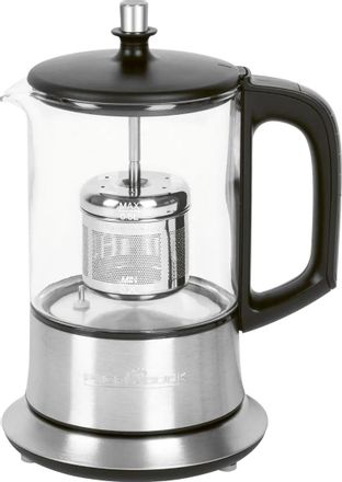Чайник электрический PROFI COOK PC-TK 1165, 0.5л, стекло/металл