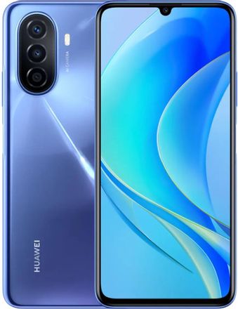 Смартфон Huawei nova Y70 4/128Gb,  голубой перламутр