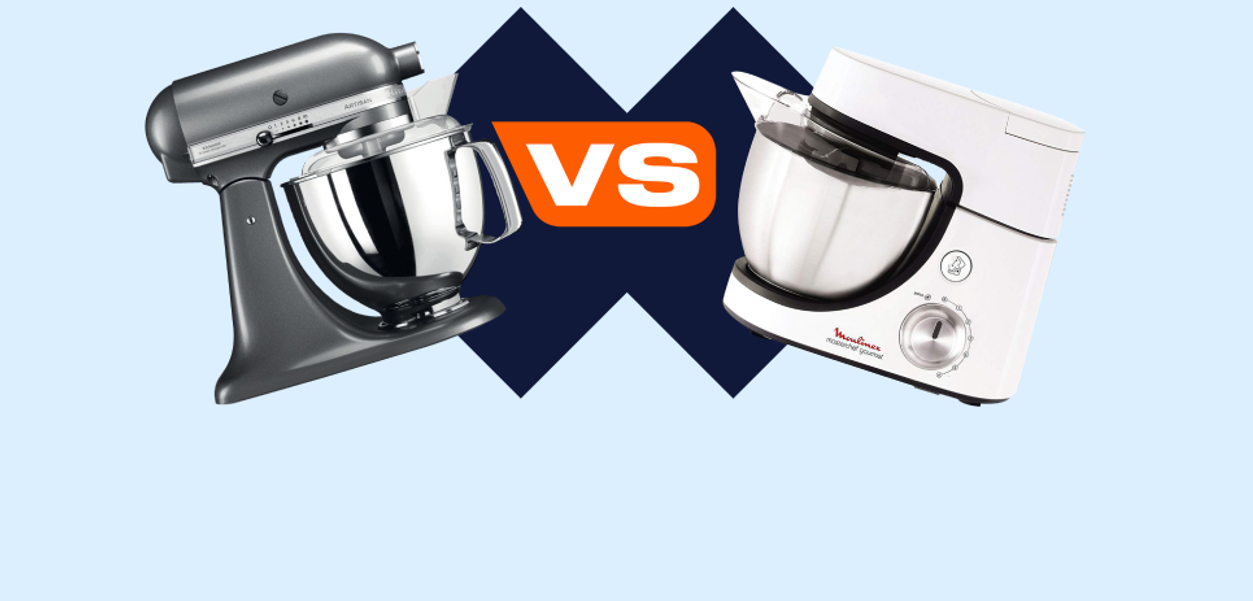 Какую кухонную машину выбрать: KITCHENAID Artisan или MOULINEX QA510110?