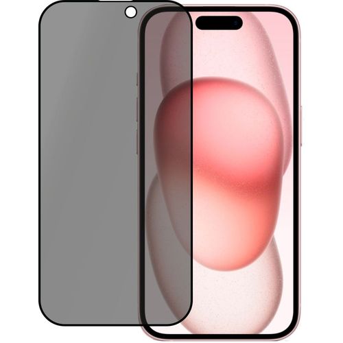 Защитное стекло для экрана PERO PGFGP-I15 для Apple iPhone 15 конфиденциальная, 1 шт, прозрачный