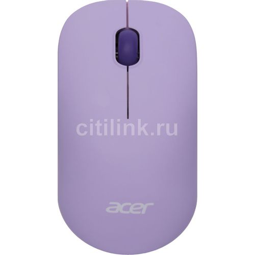 Мышь беспроводная Acer OMR205, радио, оптическая, USB, 1200dpi, фиолетовый [zl.mceee.02k]