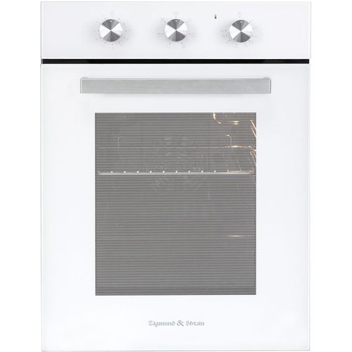 Духовой шкаф электрический ZIGMUND & SHTAIN E 172 W, 51л, дверца с 2 стеклами, белый