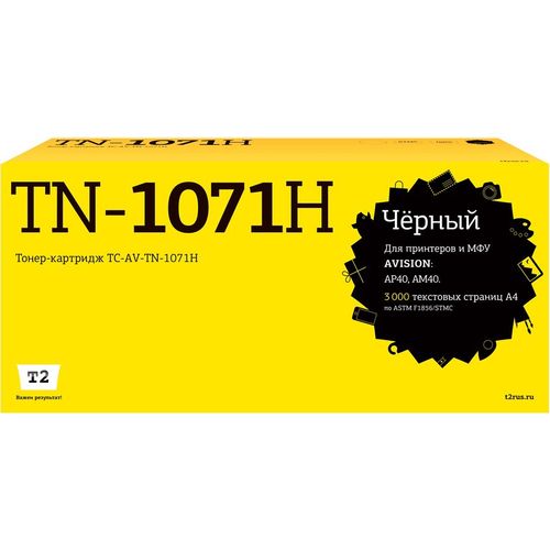 Картридж T2 TC-AV-TN-1071H, черный / TC-AV-TN-1071H