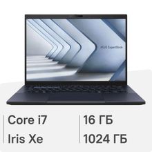 Изображение товара Ноутбук ASUS Expertbook B3 14" IPS Core i7 16ГБ 1ТБ SSD без ОС черный