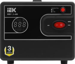 Стабилизатор напряжения IEK Hub черный
