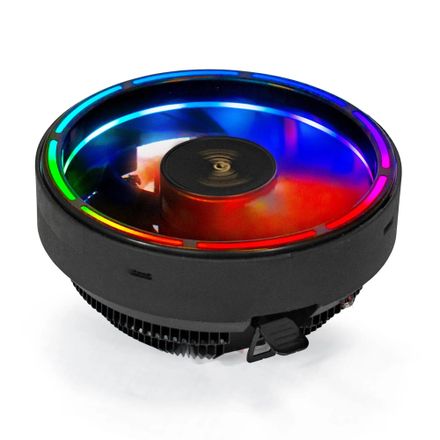 Устройство охлаждения (кулер) EXEGATE EE126A-RGB,  3-pin,  RGB,  120мм,  черный,  retail [ex286155rus]