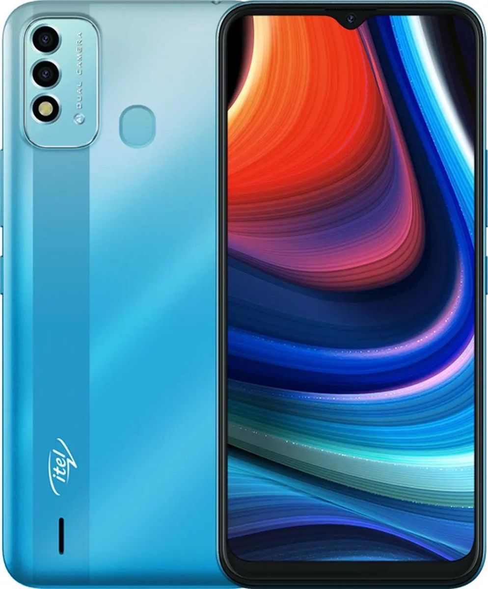 Смартфон ITEL Vision 2S 32Gb, голубой – купить в Ситилинк | 1739589