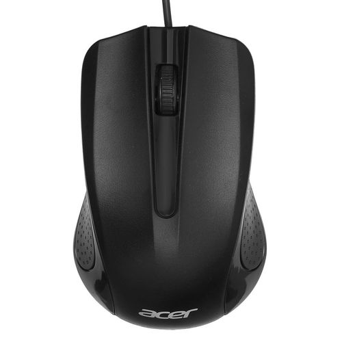 Мышь проводная Acer OMW010, оптическая, USB, 1200dpi, черный [zl.mceee.001]
