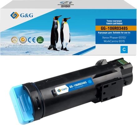 Картридж G&G GG-106R03485, 106R03477/106R03485, голубой / GG-106R03485