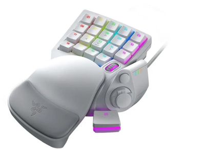 Игровой блок Razer Tartarus Pro Mercury, USB, c подставкой для