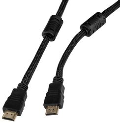 Кабель аудио-видео Buro ver 1.4, HDMI (m) - HDMI (m), ver 1.4, 1м