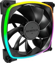 Вентилятор MONTECH RX120 Reverse, 120мм, 4-pin, ARGB, черный