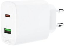 Изображение товара Сетевое зарядное устройство ACEFAST A25,  USB-A,  USB-C, 20Вт, 3A, белый [af-a25-wh]