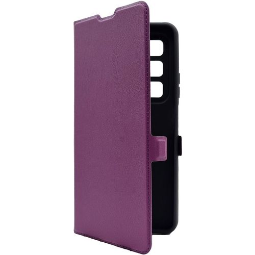 Чехол (флип-кейс) BORASCO Book Case, для Infinix Hot 50 4G, фиолетовый [73777]