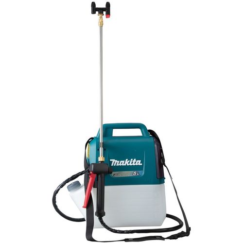 Опрыскиватель Makita DUS054Z, аккумуляторный, наплечный, 5л, бирюзовый/белый — цена и наличие Опрыскиватель Makita DUS054Z, аккумуляторный, наплечный, 5л, бирюзовый/белый