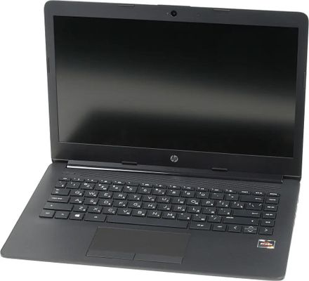 Ноутбук HP 14-cm1000ur 14", AMD Ryzen 3 3200U 2.6ГГц, 2-ядерный, 4ГБ DDR4, 128ГБ SSD,  AMD Radeon  Vega 3, Windows 10 Home, черный [6ne06ea]