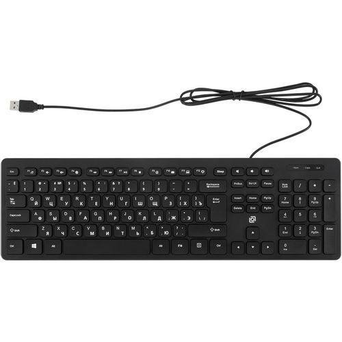 Клавиатура Oklick K733, проводная, USB, мембранная, черный