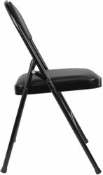 Стул BRABIX Golf Plus CF-003, искусственная кожа, до 110кг, черный